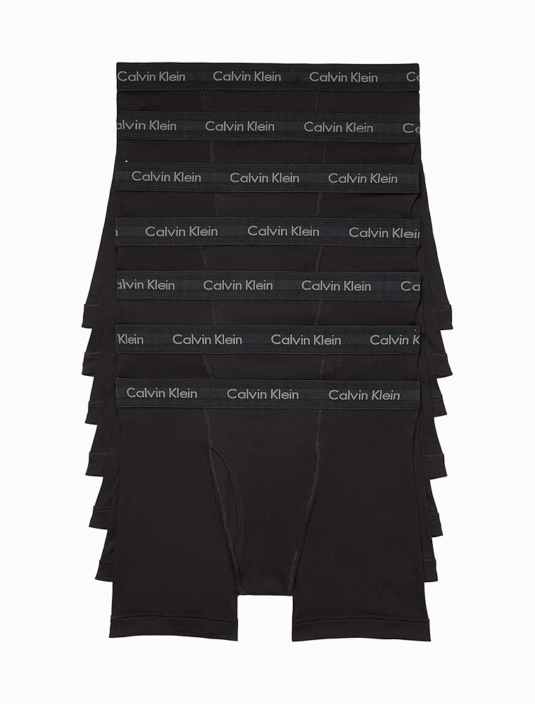 Calvin Klein Men's Cotton Classics 7-Pack Boxer Brief, 7